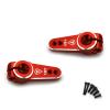 TREAL SCX24 Servo Horn 15T for EMAX Servo, Aluminum 7075 Servo Arm (2P) Compatible with Axial 1/24 SCX24(Red) view 2