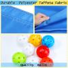 Kathfly Blue Hole Tarp Team Building Game 98 x 70 Inch Learning Fun Team Building Games for Work with 8 Pcs Team Building Ball for Teamwork Group view 2