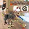 Mini Tudou Remote Control Dinosaur Toys,RC Walking Robot Dinosaur Toy with Light Chasing Remote Control,Auto Spraying and Roaring,Jurassic Spinosaurus Dino Toys for Kids Boy 4 5 7 8-12 Year Old view 4