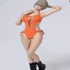1/6 Scale Female Clothes,Female Orange Bodysuit Jumpsuit Clothing for 12inch PH TBL JO Action Figure Body Doll (E) view 1