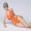1/6 Scale Female Clothes,Female Orange Bodysuit Jumpsuit Clothing for 12inch PH TBL JO Action Figure Body Doll (E) view 3