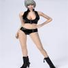 1/6 Scale Female Clothes,Female Black Vest Shorts Clothing for 12inch PH TBL JO Action Figure Body Doll (C) view 4