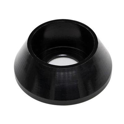 [60PCS] M5 Cone Cup Counterbore Washers, Anodized Aluminum Alloy, Head Washers Gaskets Cup Shim for Screw RC/FPV/PC/Drone/Mechanical Accessories Model Parts, Black Color