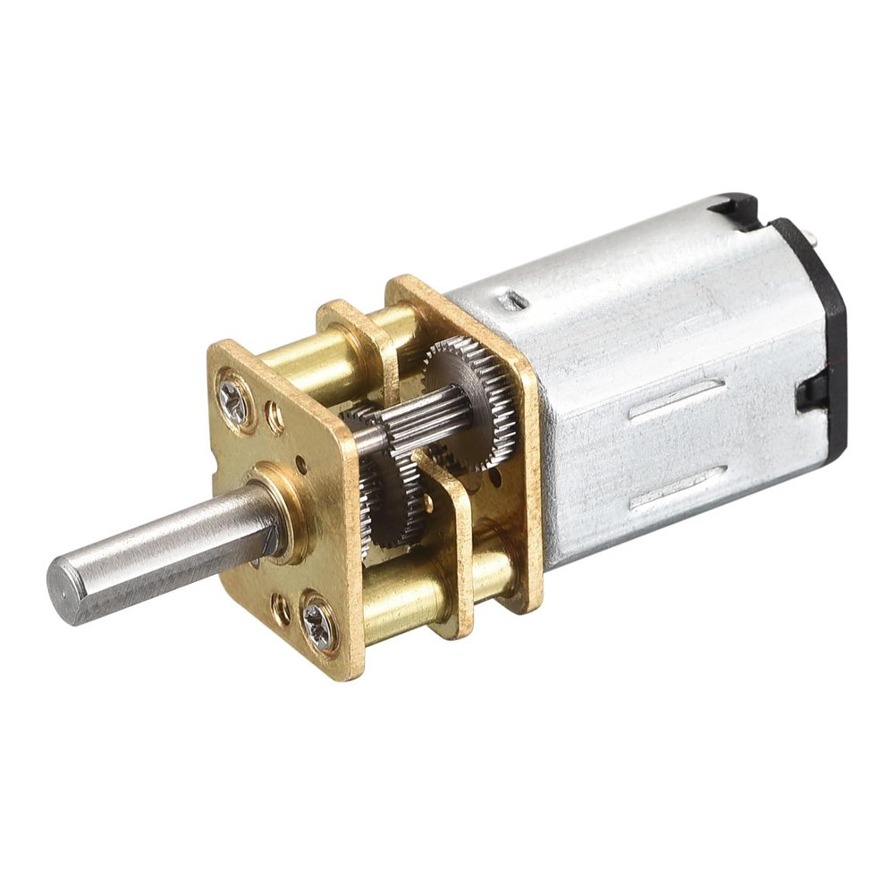 MECCANIXITY Micro Speed Reduction Gear Motor, DC 3V 75RPM with Full Metal Gearbox for DIY RC Aircraft, Model Car