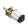 MECCANIXITY Micro Speed Reduction Gear Motor, DC 3V 75RPM with Full Metal Gearbox for DIY RC Aircraft, Model Car view 3