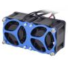 DKKY RC Motor Cooling Fan Heatsink 2Pcs DIY Kit for TRX4 ARRMA Axial 1/10 1/8 1/5 RC Model Car Upgrade Parts (Blue) view 4