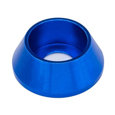 [60PCS] M5 Cone Cup Counterbore Washers, Anodized Aluminum Alloy, Head Washers Gaskets Cup Shim for Screw RC/FPV/PC/Drone/Mechanical Accessories Model Parts, Blue Color