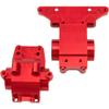 1Set Vgoohobby Aluminum Alloy Differential Housing Bulkhead Diff Case # 7530 Compatible with Traxxas LaTrax Teton Desert Prerunner Rally SST 1/18 4WD RC Car (Red) view 4