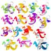 HOZKEAP 12 Packs Funny Dragons Mini Pop Varied Keychain fidgets Bubble Toys for Kids Children Classroom Students Gifts from Teacher,Birthday Party Favors view 1