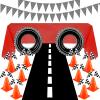 Cindeer 30 Pcs Checkered Racing Car Party Decorations Checked Race Flag Tablecloth Mini Traffic Cones Racing Pennant Banner Decor for Race Track Running Mat Tire Tube(Red Tablecloth) view 1