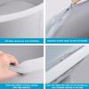 CALEPTONG Foam Ball Pit for Toddlers, 35.4"x 11.8" Soft Round Ball Pit for Baby Children, Child Playpen Ball Pool, Easy to Clean or Install, Ideal Gift for Kids (Balls NOT Included) - Light Grey view 4