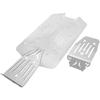 ShareGoo Stainless Steel RC Skid Plate,RC Chassis Armor Guard Plate Upgrade Parts Compatible with Arrma 1/10 Vorteks 4x4 Big Rock 3S RC Car view 3