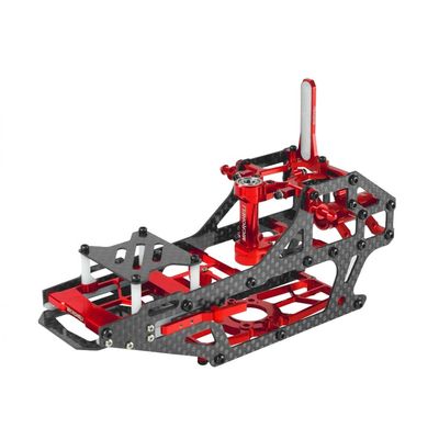 MICROHELI Aluminum/Carbon Fiber Main Frame (RED) - Blade Infusion 180