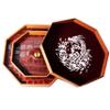 Fantasydice 12" Fire Dragon Eye Dice Tray with Lid  Extra-Large Octagon with Dice Staging Area, Holds 7 Full Dice Sets  Ideal for Tabletop RPGs and Board Games view 3