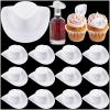 20Pcs Mini Western Cowboy Hat, Plastic Cute Doll Hats, Miniature Cowboy Cowgirl Hat Party Hats for Pretend Play Dollhouse Decoration view 1