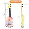 YOLOPLUS+ 17 Inch Toddler Ukulele Guitar Toy 4 Strings Mini Guitar for Kids - Children Musical Instruments Educational Learning Toy (17 inch Pink Color) view 2