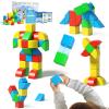 Asago Magnetic Blocks for Toddlers, 1.34 inch 36PCS Kids Building Toys, Creative Stacking Colorful Sensory Block with Magnet, Educational Construction Cubes Set for Boys Girls Kids Ages 3 4 5 6 7 Year view 1