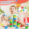Asago Magnetic Blocks for Toddlers, 1.34 inch 36PCS Kids Building Toys, Creative Stacking Colorful Sensory Block with Magnet, Educational Construction Cubes Set for Boys Girls Kids Ages 3 4 5 6 7 Year view 4
