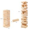 GOTHINK Tumble Tower Game for Kids and Adults, 54pcs Wooden Board Stacking Game for Family Games Night, Classical Wood Blocks Game, Standard Size with Storage Bag view 2
