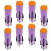 EKIND 8-Pack Mega Missile Refill for Toy Rocket Launcher, Foam Ammo Compatible for Nerf N-Strike Elite Series (Purple) view 1