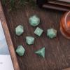 Loveliome 7 PCS Polyhedral DND Dice Stone Crystal Set for RPG Role Playing Games Dungeons and Dragons Table Games, Green Aventurine view 4