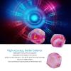 Yhedral Dice Set(3Pcs) DND Dice, Astrological Dice Set 12 Sides Glitter Rune Dice Easy to Read for Table Board Game Toys(Pink) view 3