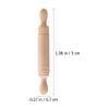 10pcs Wooden Miniature Rolling Pin, Doll House Rolling Pole Rolling Pin Models Wood Handle Rolling Pin Mini House Props for Crafts, Doll Houses view 3
