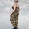 Fremego 1/6 Scale Female Clothes,Female Vest Camo Pants Clothing for 12inch PH TBL JO Action Figure Body Doll (I) view 3