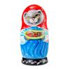 MUARO Russian Nesting Dolls Matryoshka Wood Stacking Nested Set 5 Pieces Handmade Wooden Doll Cat view 2