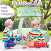 Wilhunter Baby Ball Pit Tent with 50 Balls - For Toddlers, Pink/White/Gray Princess Playhouse with Carry Bag, 109x90cm view 4