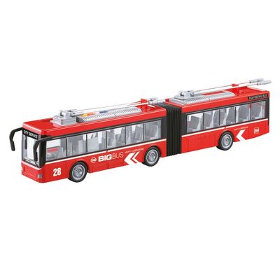 CJT 746T00527 Tram Light - Sound City Heroes 1:16 TACHAN Toys, Multicoloured