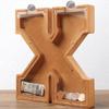 Wooden Letter Piggy Bank for Kids Boys Girls Large 26 Alphabet Money Bank Personalized Custom Name Transparent Saving Coin Bank, Perfect Christmas,Birthday Gift for kids Adults and Home Decoration (X) view 1