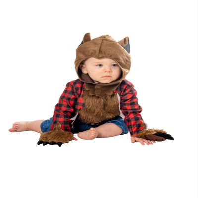 Bristol Novelty 301570 Werewolf Toddler Costume, Boys, Girls, Brown, Red, Black, Age 2-3 Years