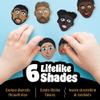 Hygloss Play Modeling Dough for Kids  Multicultural Skin Tones  Safe & Non-Toxic Sensory Dough for Arts & Crafts  Play Clay for Toddler Activities, Preschool Classroom Must-Haves (6 Tubs x 3lb.) view 3