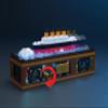 Brick Loot Titanic Iceberg Model Kit  319-Piece Ship Building Set with LED Lights, DIY Architecture Kit for Adults & Teens, Compatible Bricks, Educational STEM Toy, Collectible Display Gift view 3