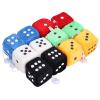 12 Pcs Plush Car Dice 6cm Dice Car Accessories Dice with Dots and Suction Cups for Car Interior Ornament Decoration view 1