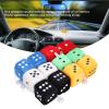 12 Pcs Plush Car Dice 6cm Dice Car Accessories Dice with Dots and Suction Cups for Car Interior Ornament Decoration view 2