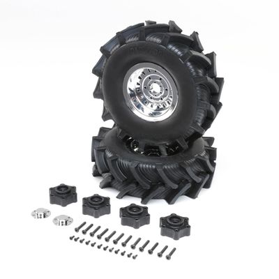 Losi D&D Paddy Tire w/Foam Premount 2 LMT Mega LOS44003 RC Tire