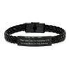 Sarcasm Toy Collecting, I Might Look Like I'm Listening to You but in My Head I'm Toy, Toy Collecting Braided Leather Bracelet from view 1