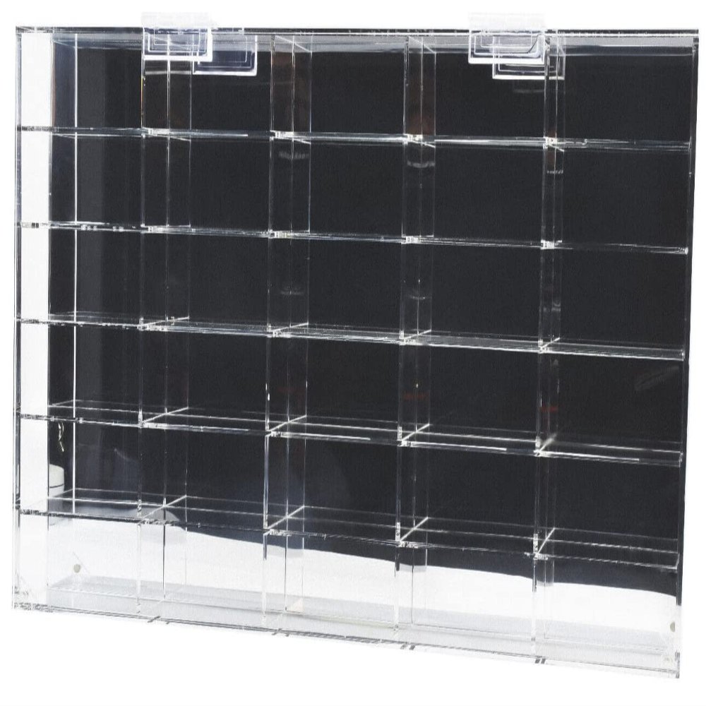 Premium Hobbies 1:64 Scale 30 Car Acrylic Die-Cast Car Wall Hanging Display Case #1010