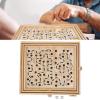 Wooden Maze Ball Large, Wooden Labyrinth Maze Game Educational Games Puzzle Toy Table Tilting Balance Board with for Dementia Adults Children Large Marbles Company Junior view 2