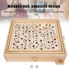 Wooden Maze Ball Large, Wooden Labyrinth Maze Game Educational Games Puzzle Toy Table Tilting Balance Board with for Dementia Adults Children Large Marbles Company Junior view 4