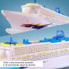 SUNGOOYUE Electric Music Ship Boat Toy, Highly Simulation Boat Toy with Lights Sound Effect for Children Funny Toy view 3