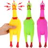 Liberty Imports 3 Pack: Rubber Chicken Toy, 14" Screaming Squawking Practical Joke Prank Noisemaker, Novelty Gag Gifts Party Favor Toys view 1