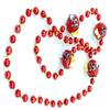 Apple Teachers Pet Mardi Gras Bead Necklace Spring Break Cajun Carnival Festival New Orleans view 1