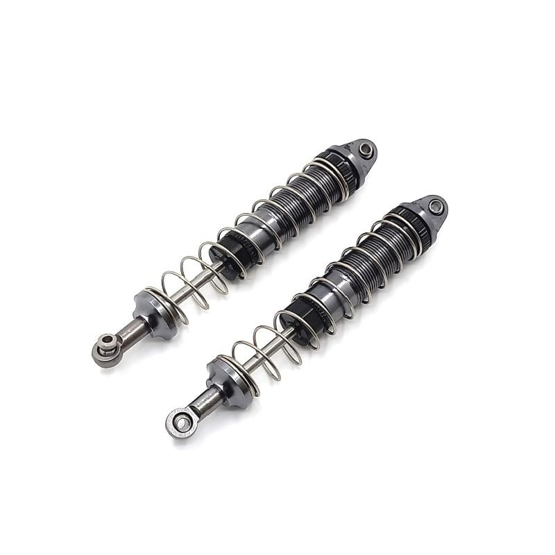 Greendhat Compatible with WLtoys 1:12 RC Car 12428 12423 12429 Feiyue General Metal Modified Parts Front and Rear Hydraulic Shock Absorbers ( Color : 04 Rear )
