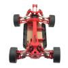 Greendhat for WLtoys 124019 124017 1/12 RC Car Upgrade Parts All Metal Assembled Frame Chassis with Wheel Set Spare Accessories ( Color : Red ) view 1