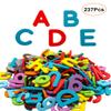 HELLOCUBE Classroom Magnetic Alphabet Letters - ABC 237 Pcs Letters Numbers & Pattern with Side Magnetic Board Foam for Kids Spelling | Learning view 3