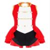Agoky Kids Girls Halloween Circus Ringmaster Costume Fancy Party Dance Leotard Tutu Dress Carnival Performance Dancewear Red 6 Years view 1