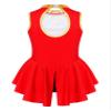 Agoky Kids Girls Halloween Circus Ringmaster Costume Fancy Party Dance Leotard Tutu Dress Carnival Performance Dancewear Red 6 Years view 2